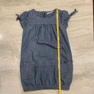 DKNY girls denim balloon dress XL